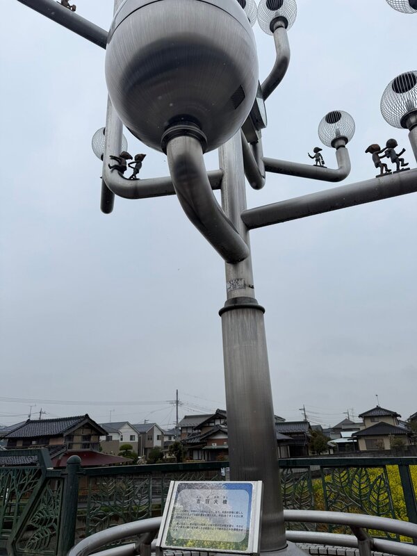 吉羽大橋のからくり時計は￼、からくりが壊れていますが、未だに