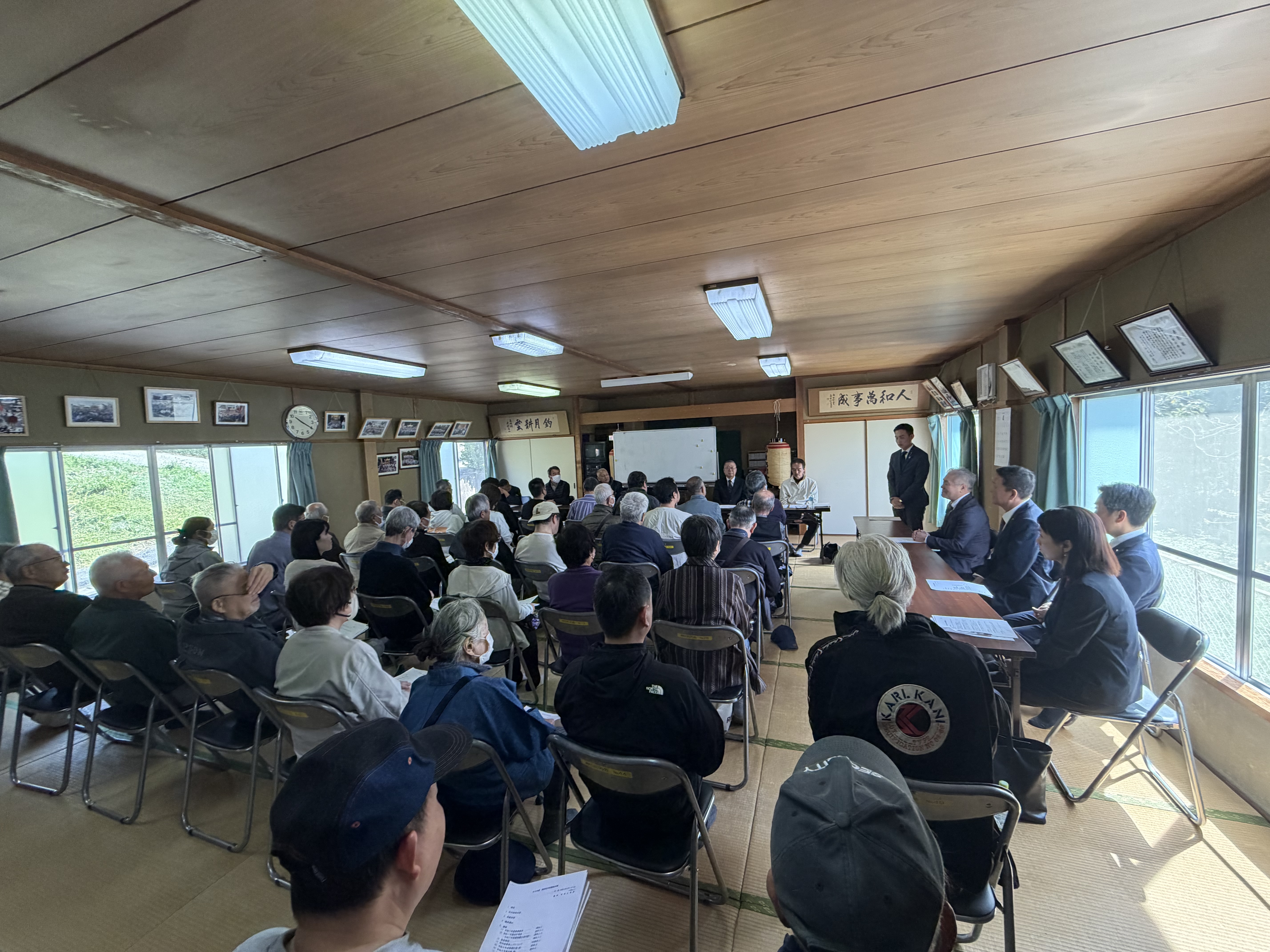 神田町内会総会、沼青壮年総会、内田縫製視察 - 白石まこと（シライシ