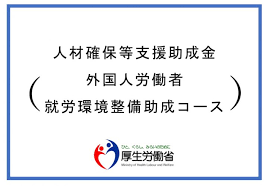 人材確保等支援助成金（外国人労働者就労環境整備助成コース）