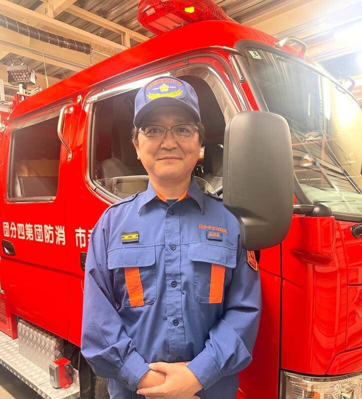 本日は消防団活動でした🚒今日はポンプ車からの水出し訓練を実施。のサムネイル