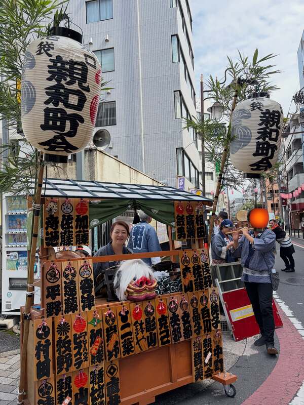 ま*Ａ様 ジオコレ　神社、神輿行灯、露店Ｃ.祭りの人々2、盆踊りの人々3 大鳥神社例大祭土曜日の子ども神輿と夜店と盆踊りは開催しました