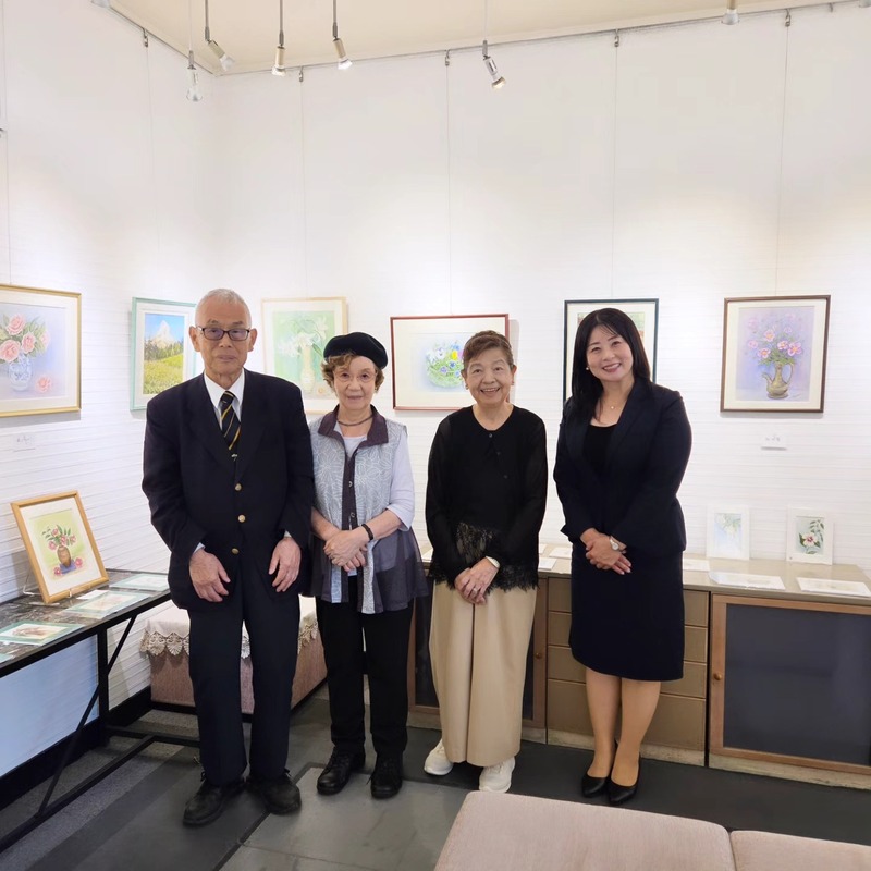 アートホール蔵さんで開催中の「熊本被災地支援チャリティ美術展」へ