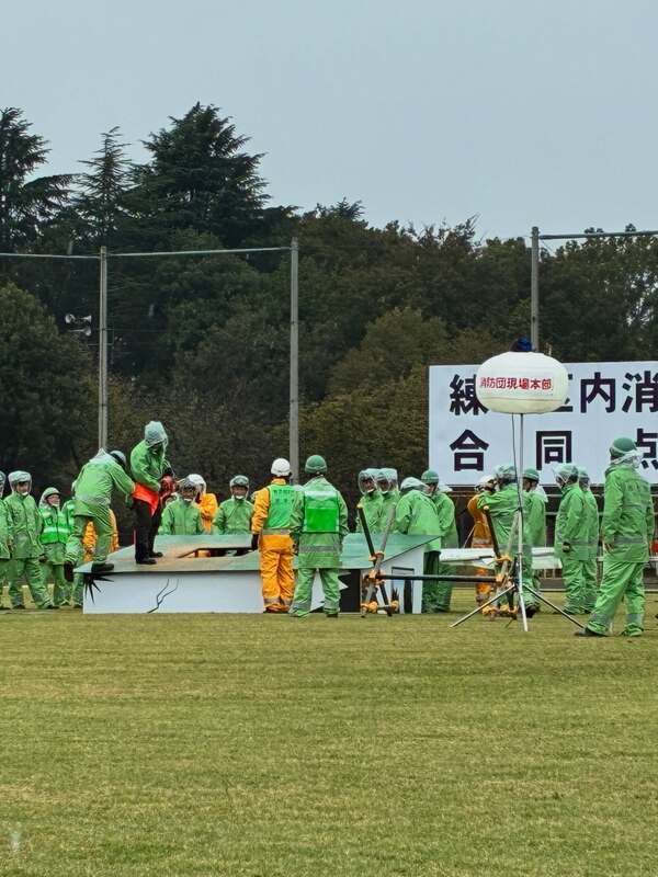 【練馬区】練馬区内消防団合同点検🚒石神井公園野球場にて、拝見しました！練馬消防団、光が丘消防団...のサムネイル